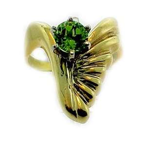  VINTAGE ESTATE 14k Gold and Peridot Ring Jewelry
