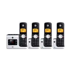  Motorola DECT 6.0 Expandable 4 Handset Cordless Phone with 