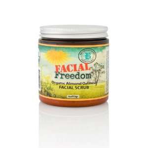  Facial Freedom Organic Almond Oatmeal Facial Scrub Beauty
