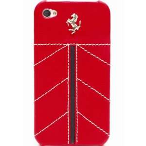 Ferrari California Red Leather Hard Case   iPhone: Cell 