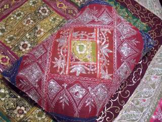 Sari Designer Indian Duvet Decorative Bedding Ethnic Home Decor 7P 