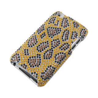 Ipod Touch 4G 4th Gen Gold Leopard Bling Case Cover+LCD  