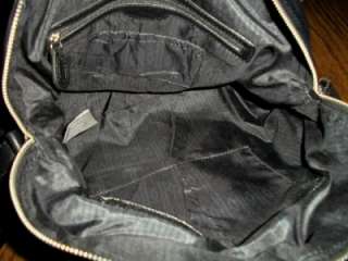 JENNIFER LOPEZ Black Faux Leather Shoulder Bag Handbag Purse  