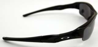 New Oakley Sunglasses Flak Jacket Jet Black Black Iridium Polarized 12 