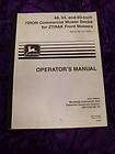 John Deere 48/54/60 71RON Mower Deck Operators Manual