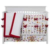 Bacati white/yellow/red/lilac 350 TC Curtain Panel : Target
