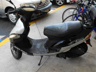 2009 Black Peace Sports 50cc Gas Powered Scooter Runs Great  