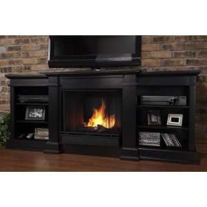   Flame G1200 B Fresno Indoor Gel Fireplace in Black