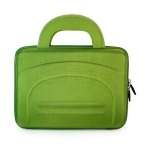 Kroo Green Premium Nylon Wrapped Hard Cube Series Case for Up to 10.2 