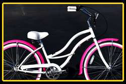   Shimano Nexus 3 SPEED beach cruiser bikes bicycles women whtppk  