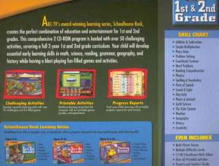 SchoolHouse Rock 1st & 2nd Grade Essentials PC CD game  