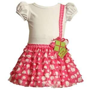   Infant Toddler Girls Fuchsia Birthday Dress 12M 4T: Bonnie Jean: Baby