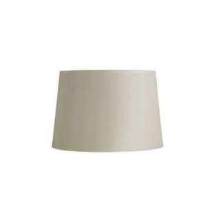   in. Wide Drum Shaped Lamp Shade, Cream, Faux Silk Fabric, Laura Ashley