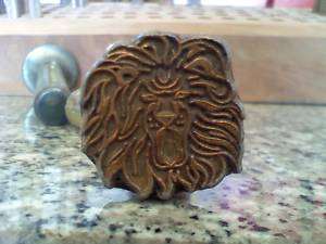 FANCY LION leather stamp embossing stamps tool  