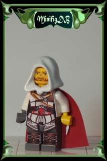 LEGO Custom assassins creed II Altair vs Ezio #034E  
