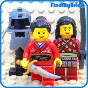 M681 Lego Japanese Samurai Warrior Girl Minifigures NEW  