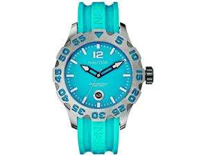      Nautica Mens N14602G Blue Resin Quartz Watch with Blue Dial