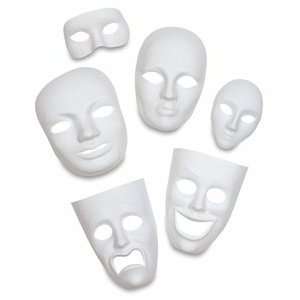  Plastic Face Masks   Face Mask, Female: Arts, Crafts 