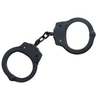 Hinged Nickel Plated Double Lock Handcuffs