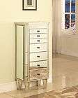 mirrored mirror jewelry armoire cabinet holder shabby o $ 301 00 time 