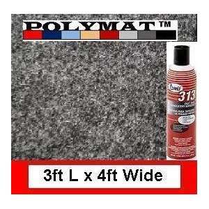 1 (313) Glue + 3ft *4ft Wide Polymat Charcoal Speaker Box 