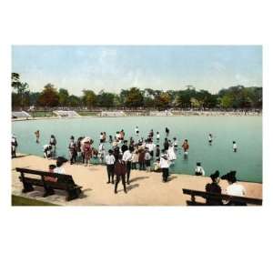 Buffalo, New York   Wading Pond at Humboldt Park, early 20th century 