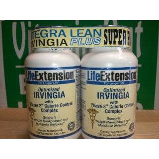 Life Extension Integra   Lean Irvingia Plus Super Pack   2 Bottles of 