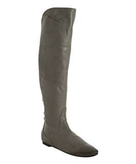 Alberto Fermani military leather over the knee boots