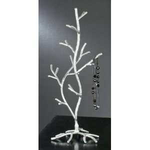  Silver Spiral Jewelry Tree Organizer Hanger Display 