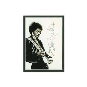 8x10) Jimi Hendrix (Playing Guitar, Profile) Double Matted Music 