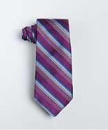 Gitman Bros. purple striped silk tie style# 318595302