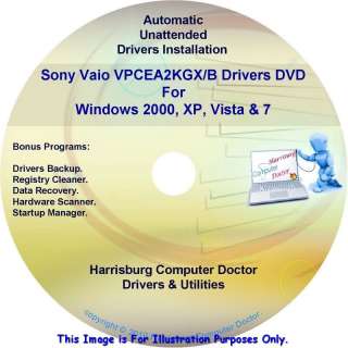 Sony Vaio VPCEA2KGX/B Drivers Restore Recovery DVD  