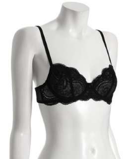 Le Mystere black lace Isabella underwire bra  BLUEFLY up to 70% off 