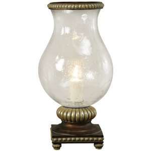   : Raschella Collection Antique Gold Hurricane Lamp: Home Improvement