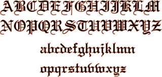 OLD ENGLISH Custom Lettering Vinyl Decal Many Colors  