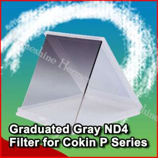   Square Graduated Gray ND4 Plexiglass Filter for Cokin P Series  