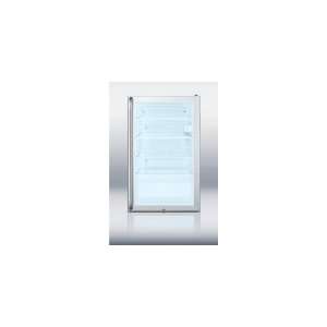     Refrigerator, 4.1 cu ft, Full Length Stainless Handle, Lock, White