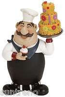   with 3 Tier Cake & Cupcake Bistro Kitchen Decor Figural Statue  