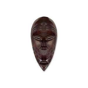  NOVICA Congolese wood African mask, Congo Warrior Home 