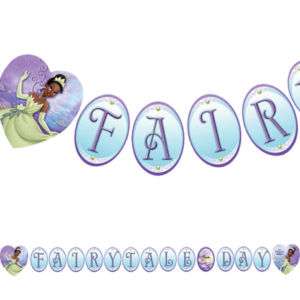 PRINCESS AND THE FROG BANNER BIRTHDAY Decoration Party  