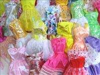 Set Lots Princess Dress Clothes Shoes for Barbie Doll  