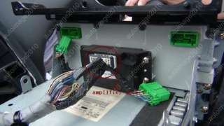  the picture below) in the back of OEM radio,the car has OEM amplifier