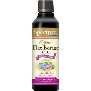  Spectrum Essentials   Flax Borage Oil, 8 oz Health 