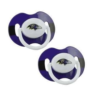  Baltimore Ravens Pacifiers 2 Pack Safe BPA Free Baby