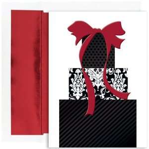 Damask Gift Packages Boxed Christmas Cards and Envelopes   Quantity of 