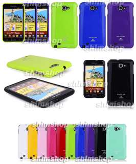 Samsung Galaxy Note I9220 GT N7000 TPU Black Gel Soft Covers Cases 