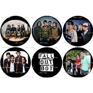   of 6 FALL OUT BOY Pinback Buttons Pins FOB Pete Wentz 