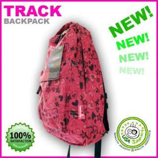 TRACK Backpack School Book Hiking Picnic Shoulder Bag P  