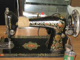 Singer Electric Sewing Machine   Model 66 6  