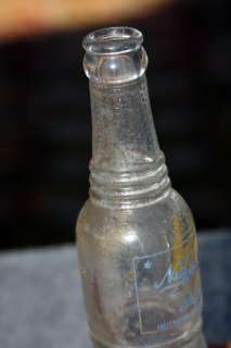 NuGrape Soda Antique Soda Style Bottle  